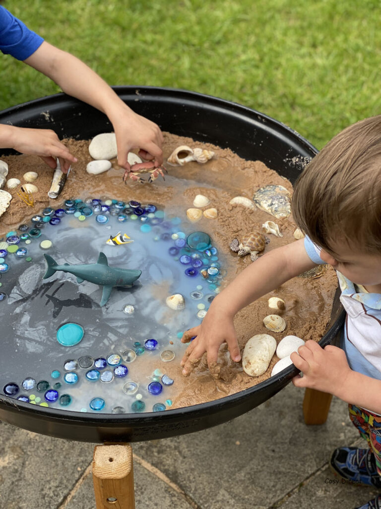 sand and water play